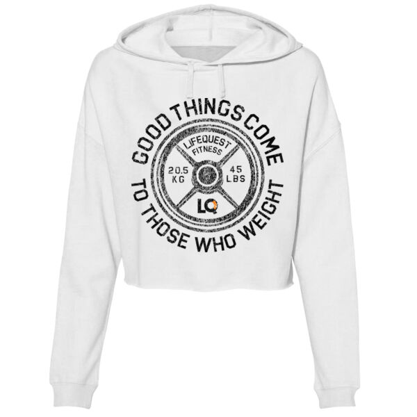 THOSE WHO WEIGHT - WOMEN'S CROP HOODIE Thumbnail